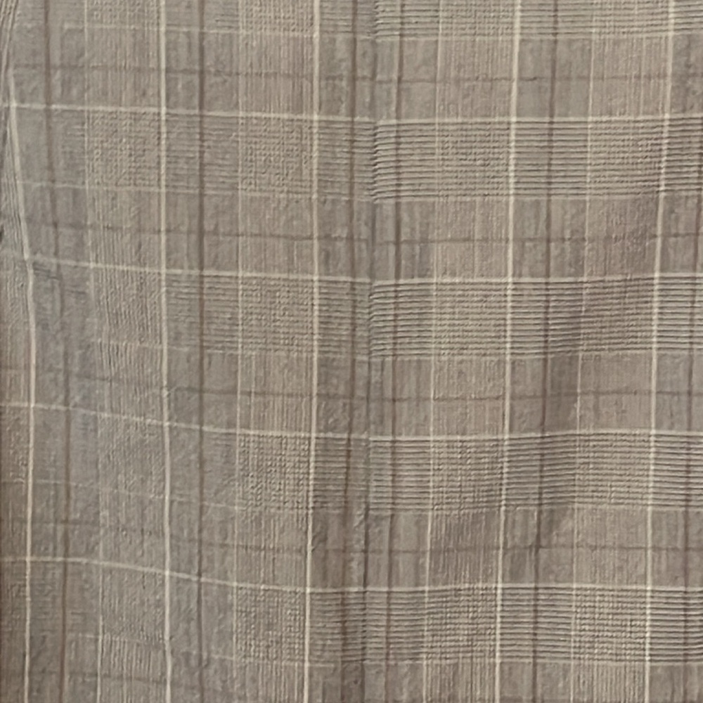 Alia Vintage Gray Plaid Back Zipper Lined Stretch Pencil Skirt Size 14 - Picture 5 of 5